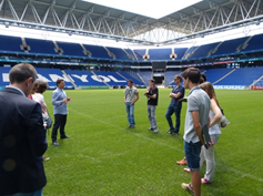 Visita a l'estadi del RCD Espanyol